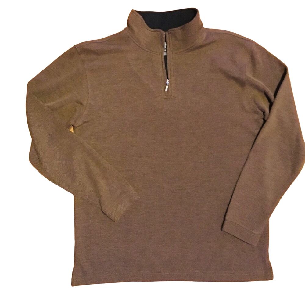 Men’s Ribbed Quarter Zip Pullover